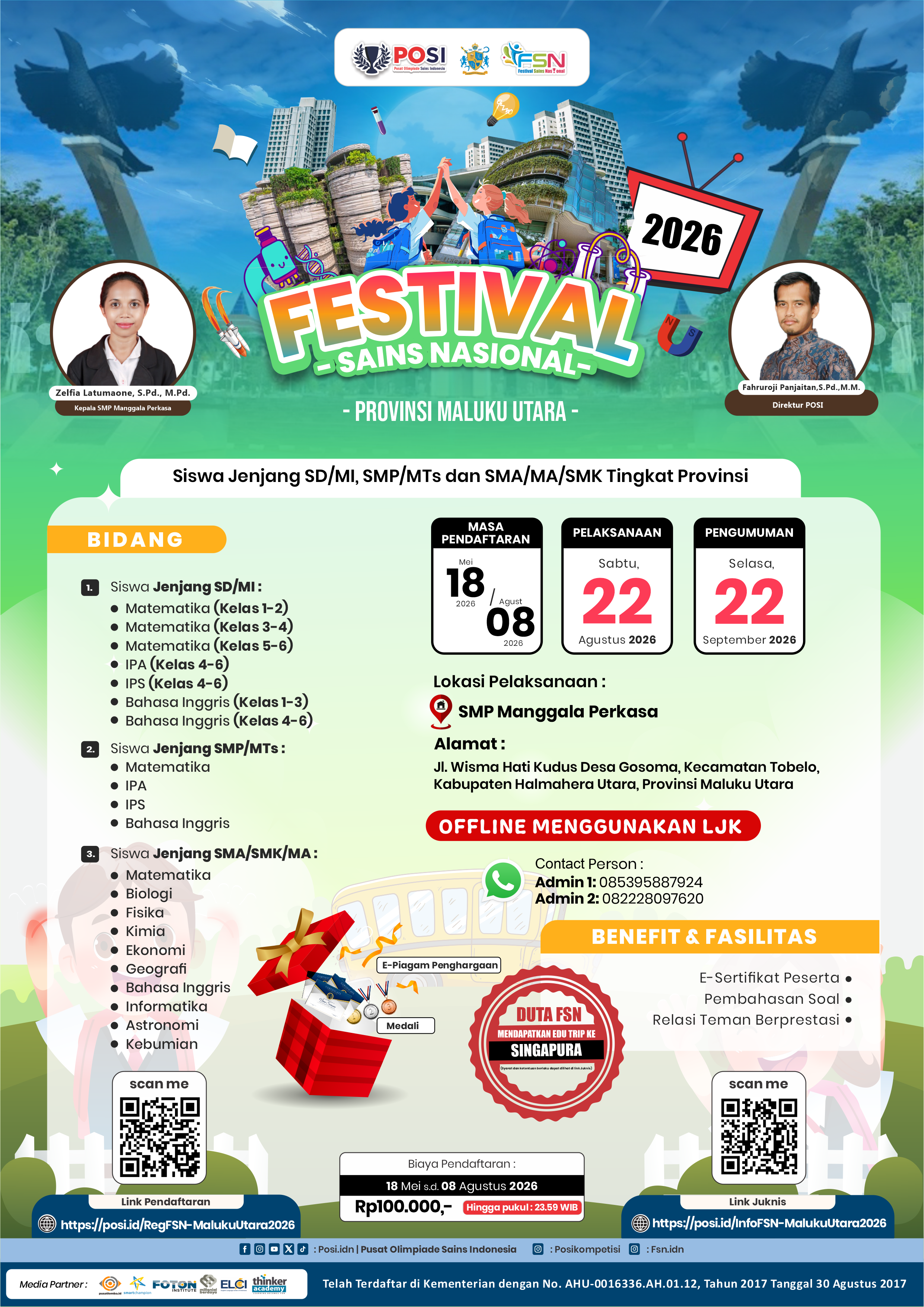 FESTIVAL SAINS NASIONAL (FSN) PROVINSI MALUKU UTARA TAHUN 2026