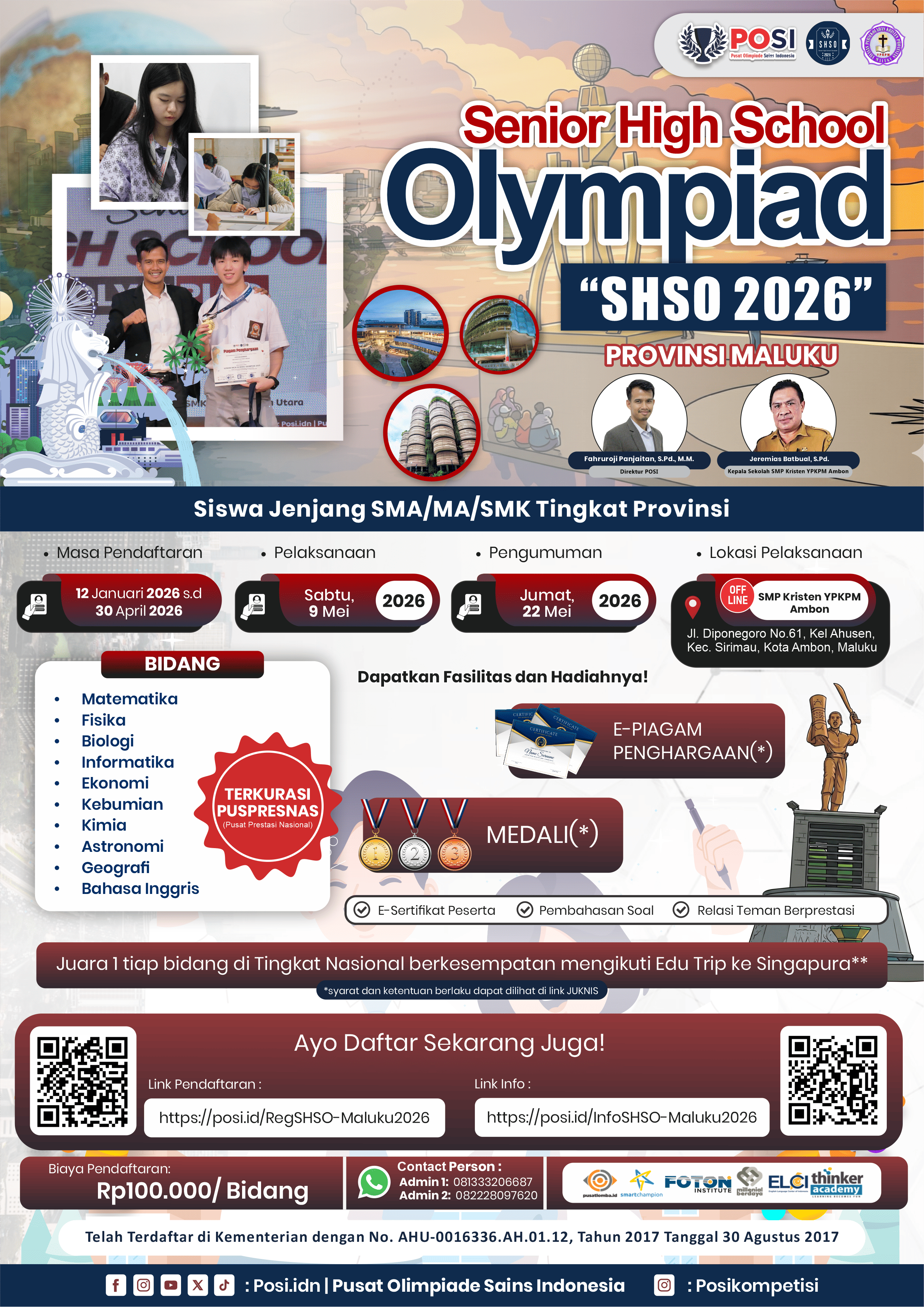 Senior High School Olympiad (SHSO) 2026 Provinsi Maluku