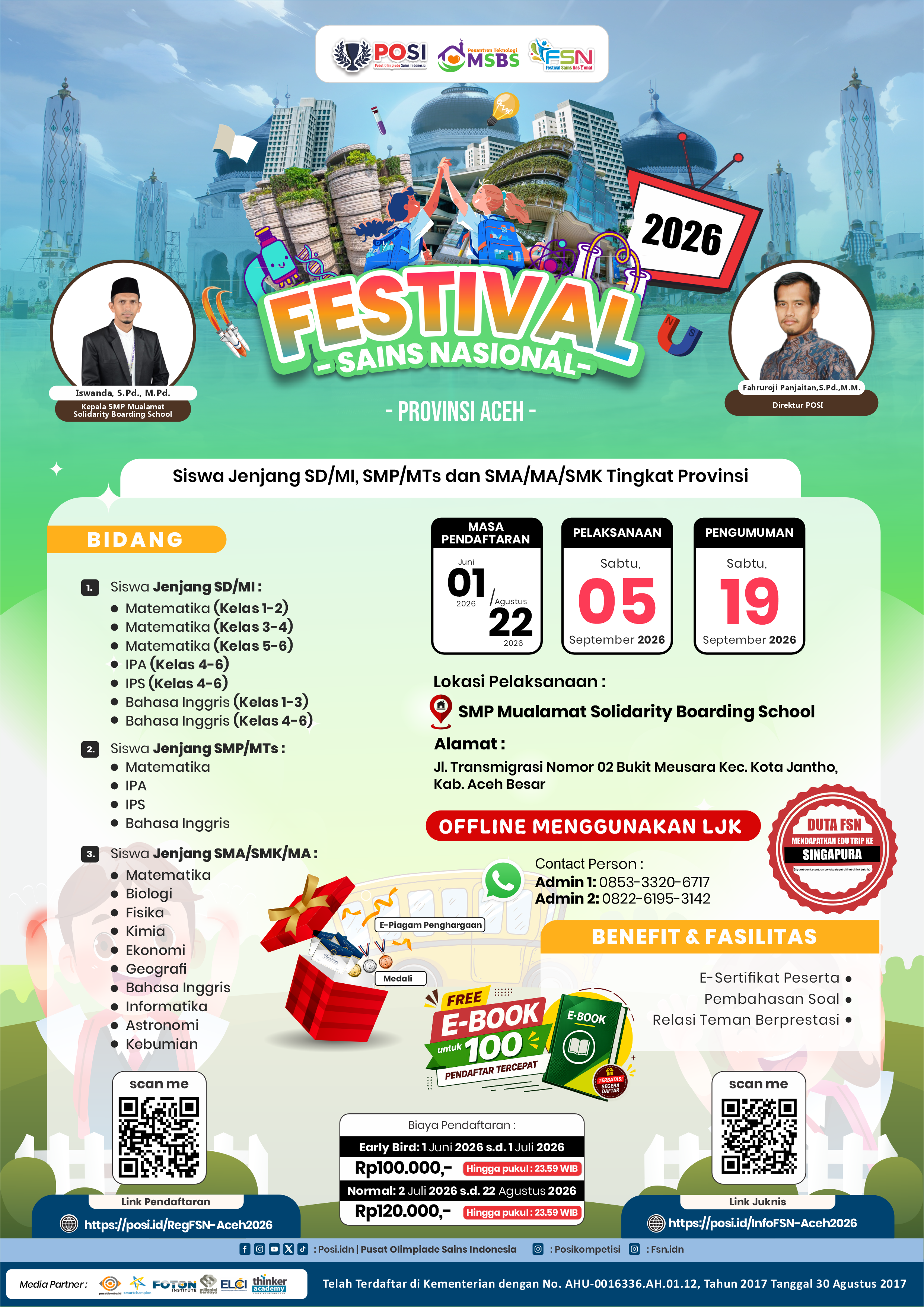 FESTIVAL SAINS NASIONAL (FSN) PROVINSI ACEH TAHUN 2026