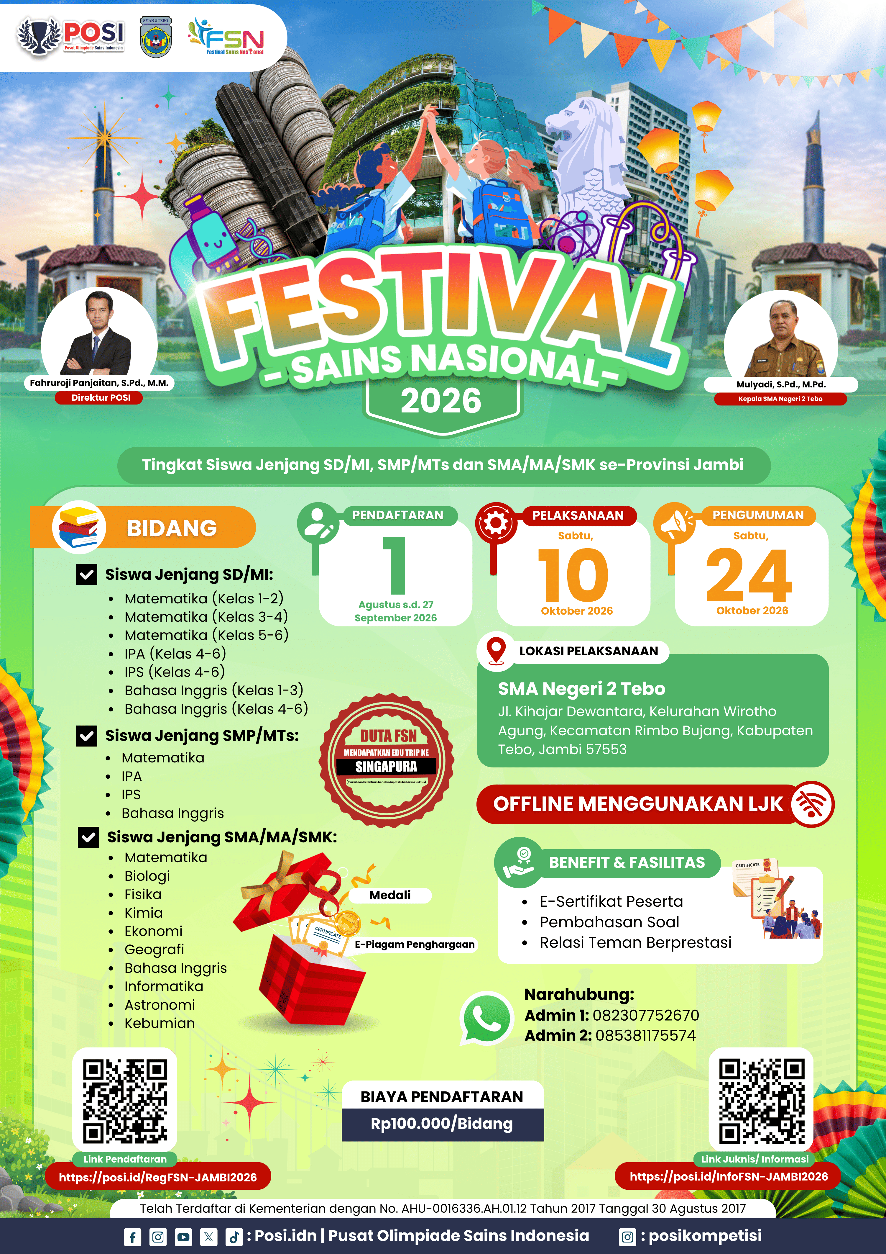 FESTIVAL SAINS NASIONAL (FSN) PROVINSI JAMBI TAHUN 2026