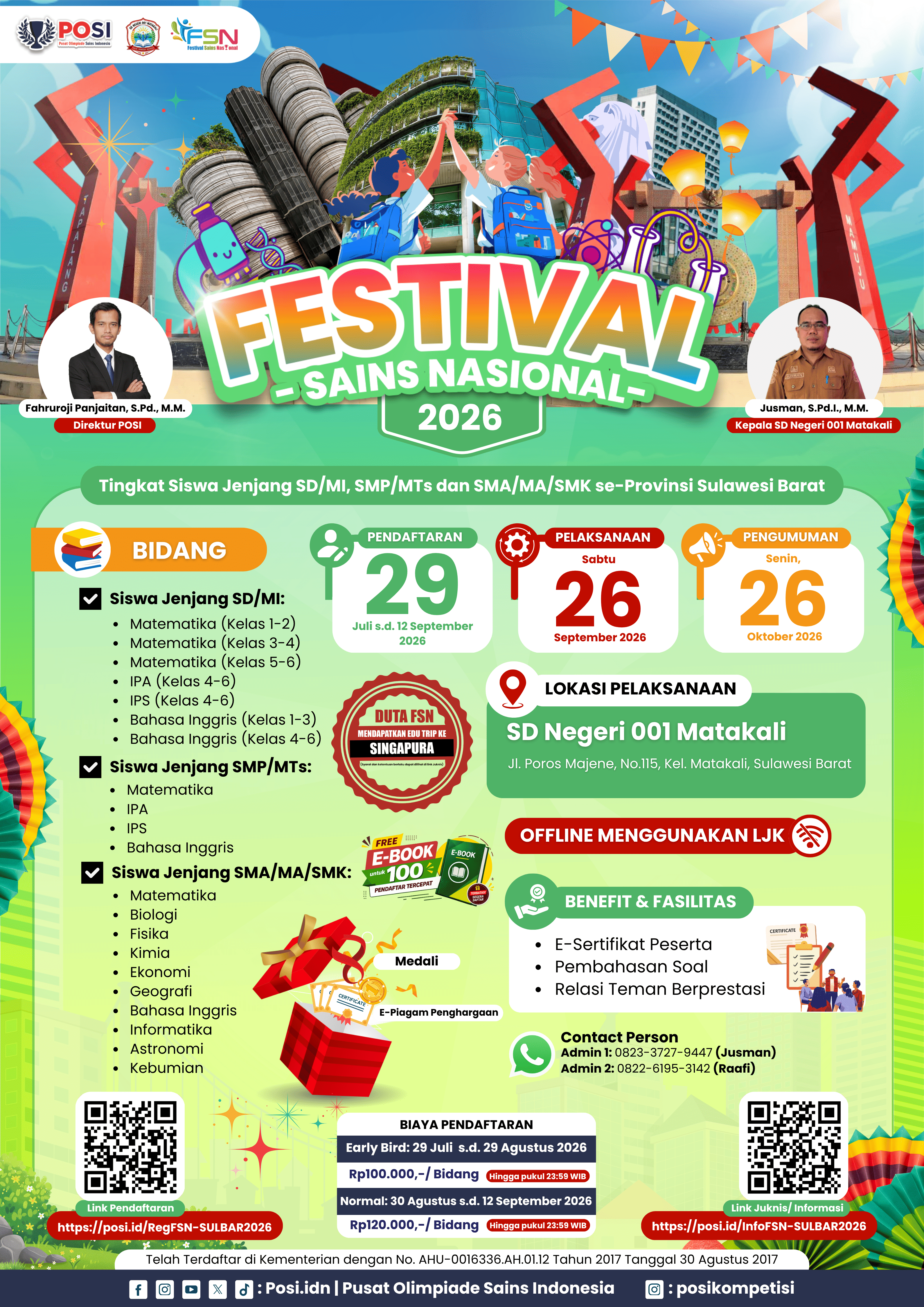 FESTIVAL SAINS NASIONAL (FSN) PROVINSI SULAWESI BARAT TAHUN 2026
