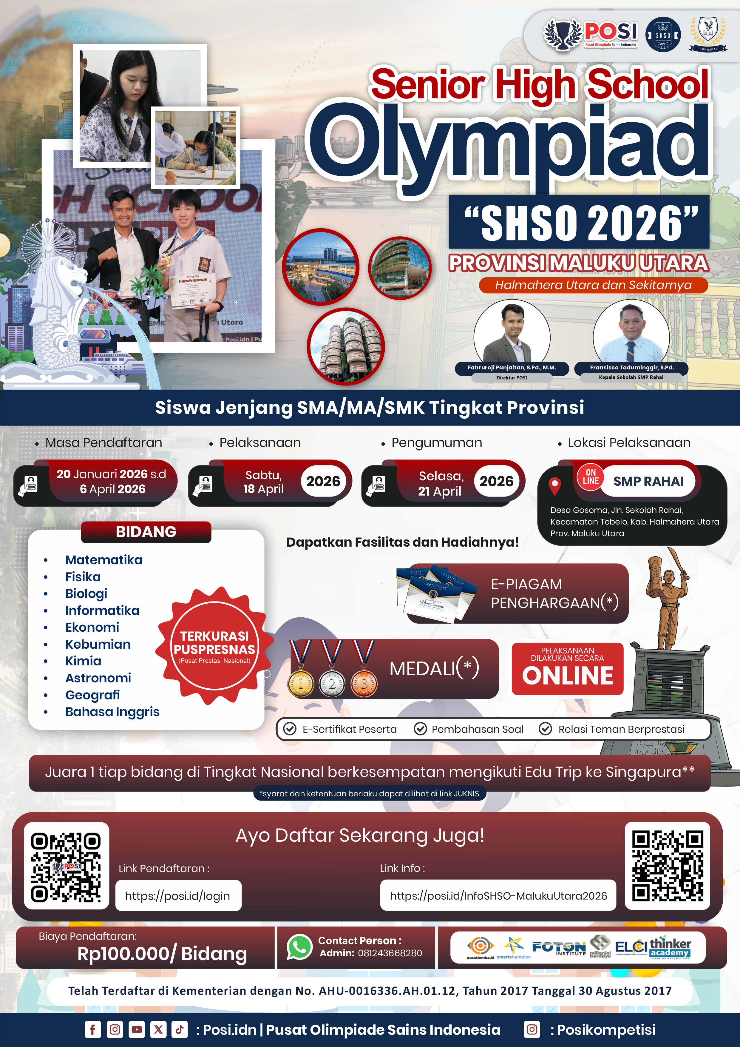 Senior High School Olympiad (SHSO) 2025 Provinsi Sulawesi Selatan (Sidrap)