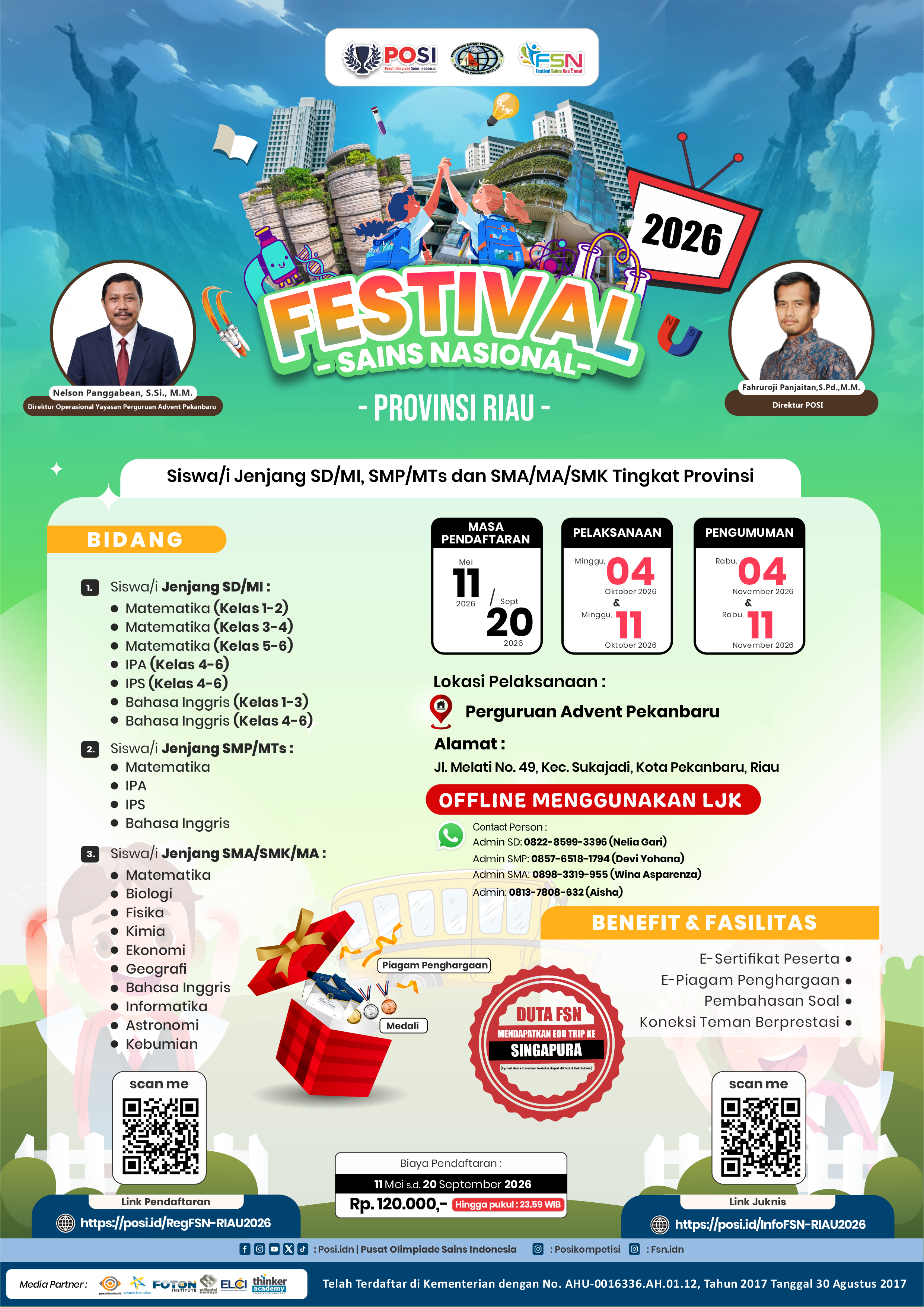 FESTIVAL SAINS NASIONAL (FSN) PROVINSI RIAU TAHUN 2026