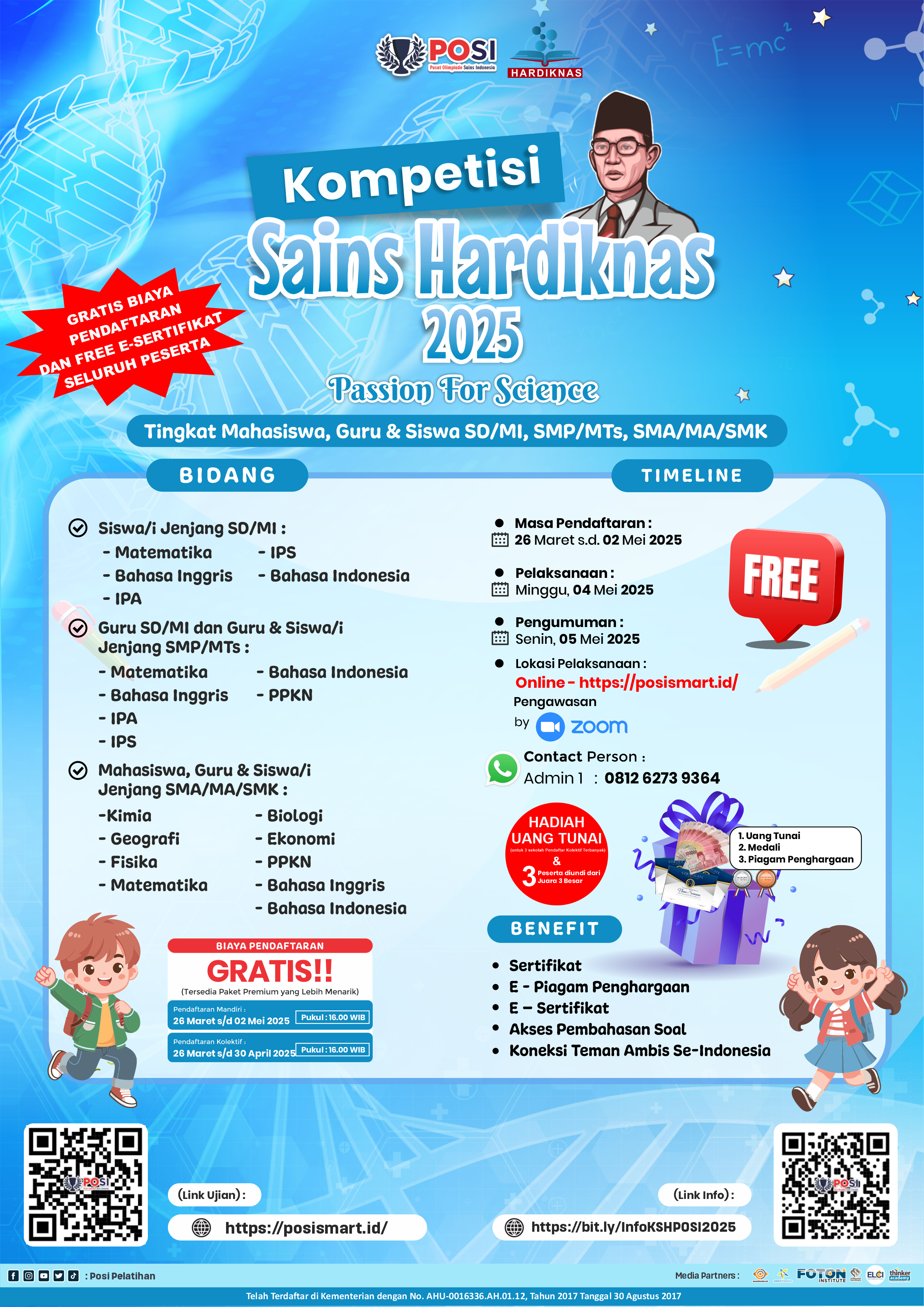 KOMPETISI SAINS HARDIKNAS (KSH) 2025