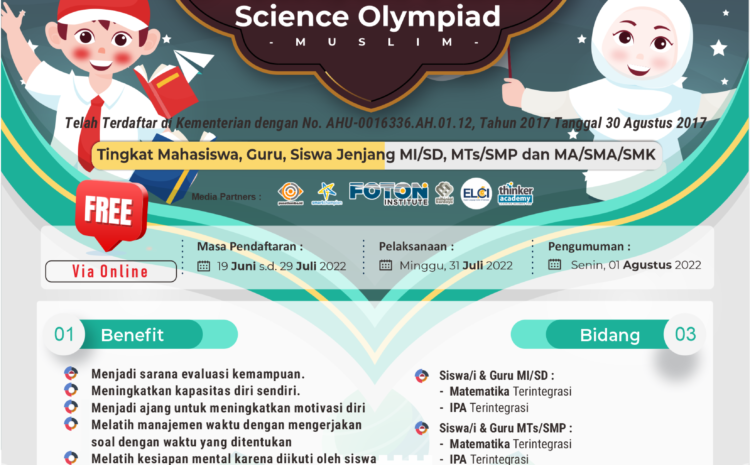 MUSLIM (Muharram Science Olympiad Tahun 2022)