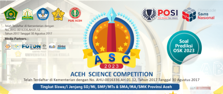  Pengumuman Hasil Aceh Science Competition 2023