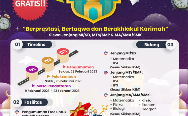 Islamic Science Aceh Olympiad (ISAO) 2023